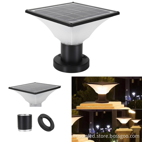 IP65 Waterproof Rechargeable Solar LED Light for Patio and Outdoor Use